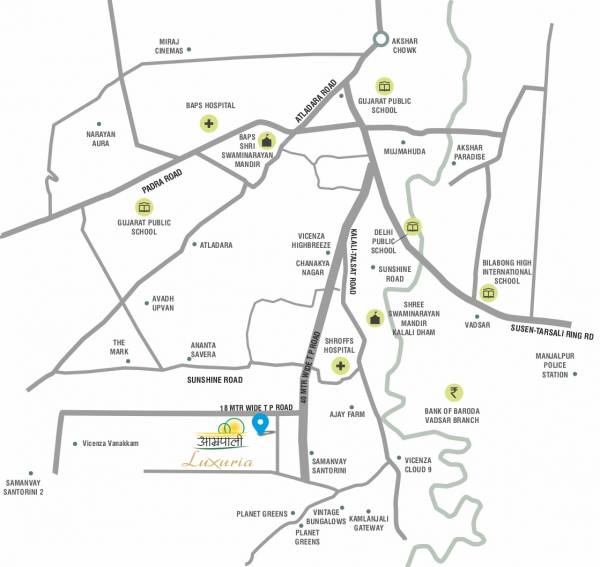  luxuria Location Plan