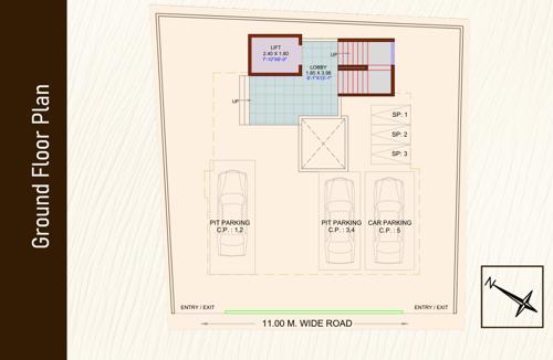  kubra-heights Kubra Heights Cluster Plan for ground Floor