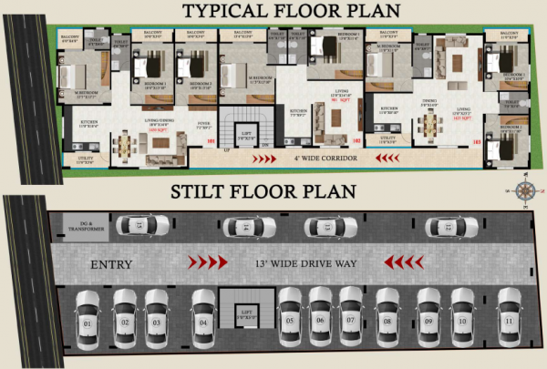  savi-samrudhi Tower A Cluster Plan