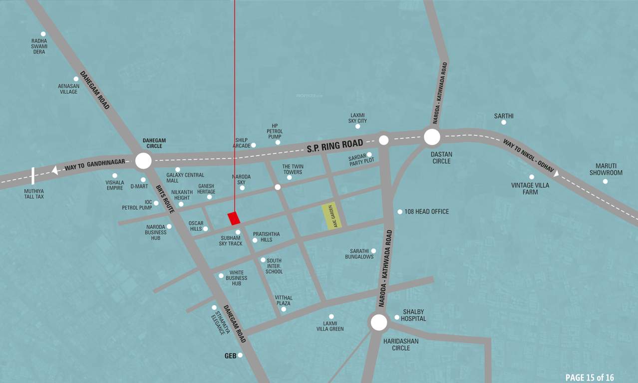  gokul palace Location Plan