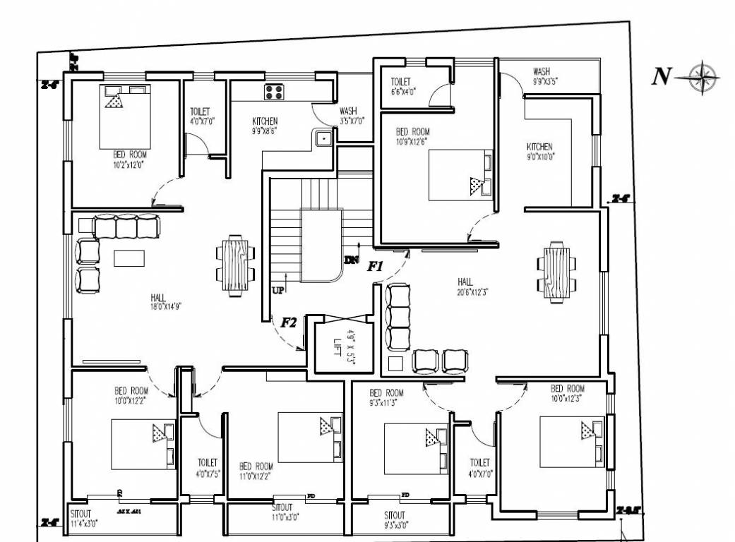  lavender Lavender Cluster Plan from 1st to 2nd Floor