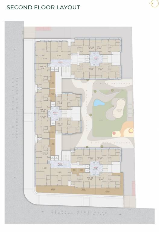  swastik varmine Tower A Cluster Plan For 2nd Floor