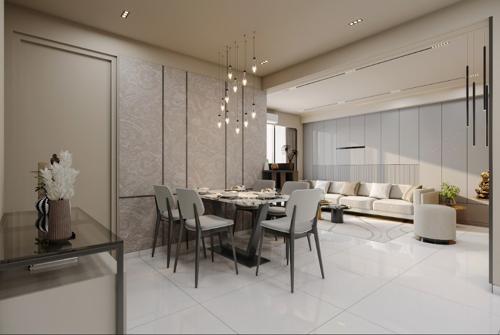  swastik-varmine Dining Area