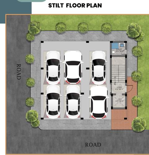  lotus-paradise Lotus Paradise Cluster Plan for Stilt Floor