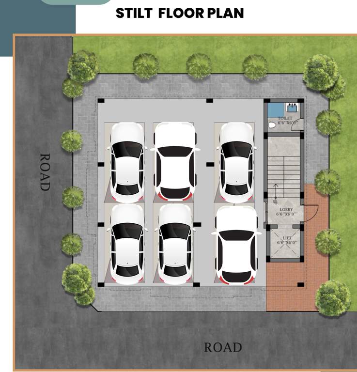  lotus paradise Lotus Paradise Cluster Plan for Stilt Floor