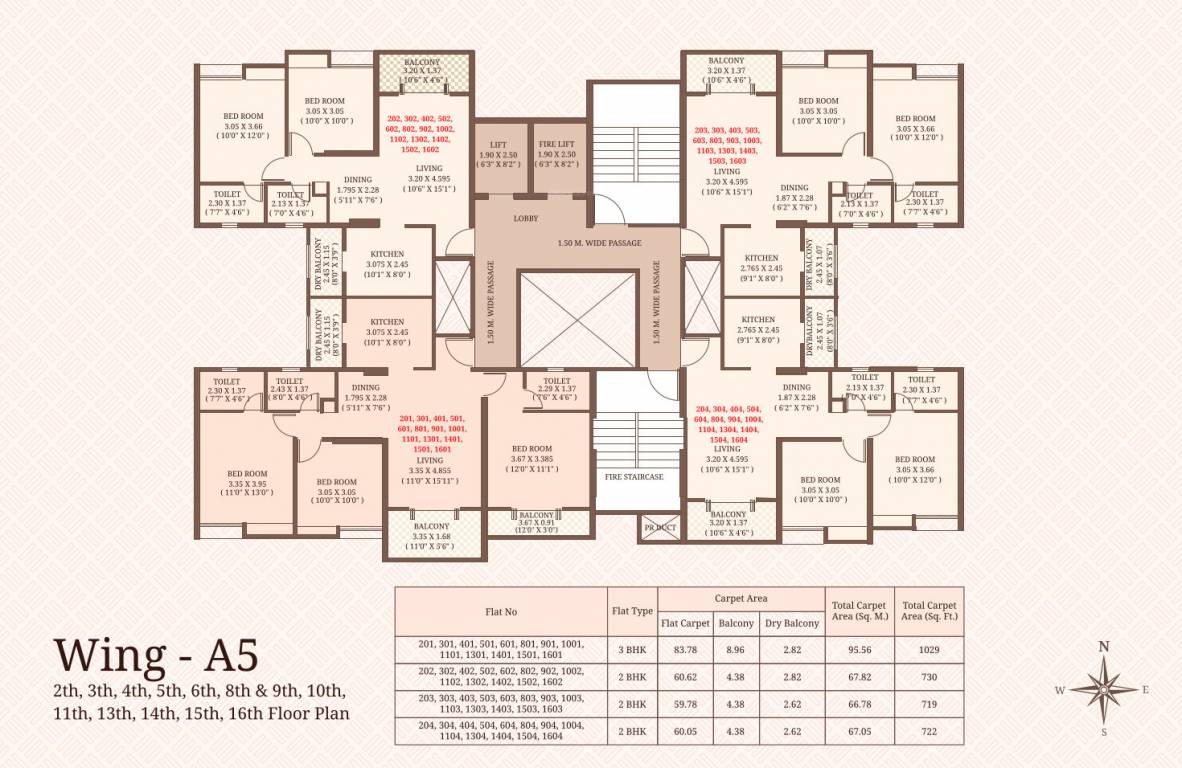 richvue Wing A5 Cluster Plan