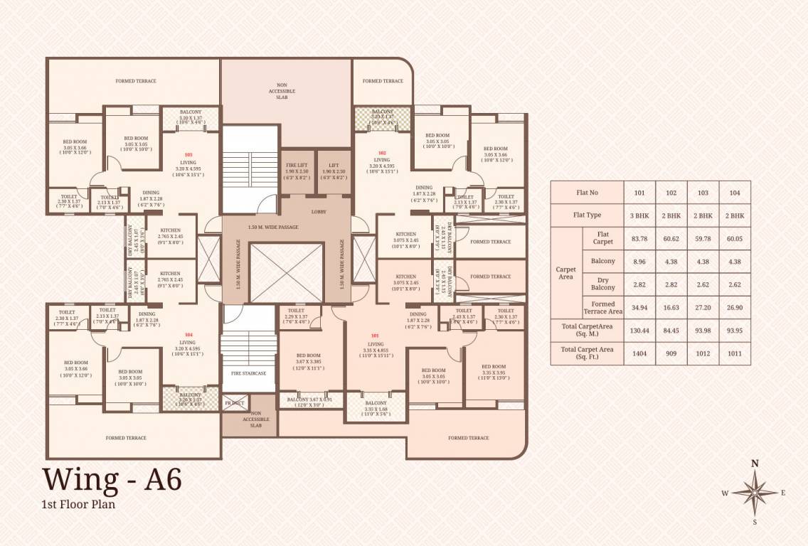  richvue Wing A6 Cluster Plan
