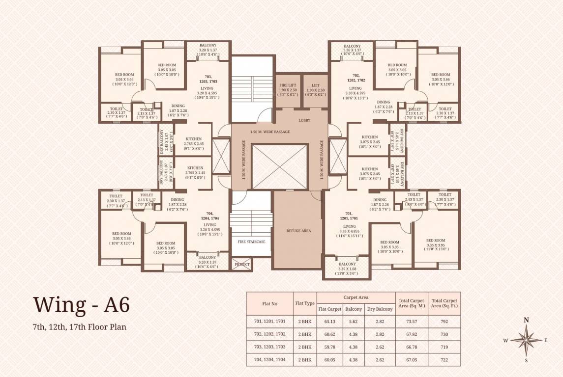 richvue Wing A6 Cluster Plan