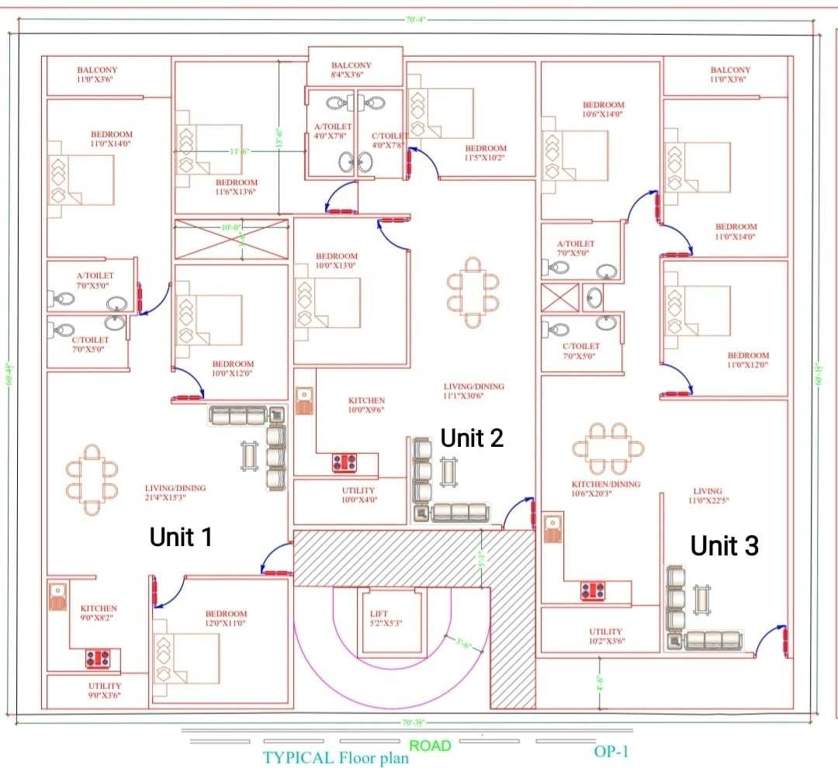  s s pearl S S Pearl Cluster Plan from 1st to 5th Floor