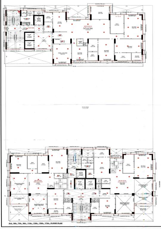  the storeys golf coast A Cluster Plan from 3rd to 17th Floor
