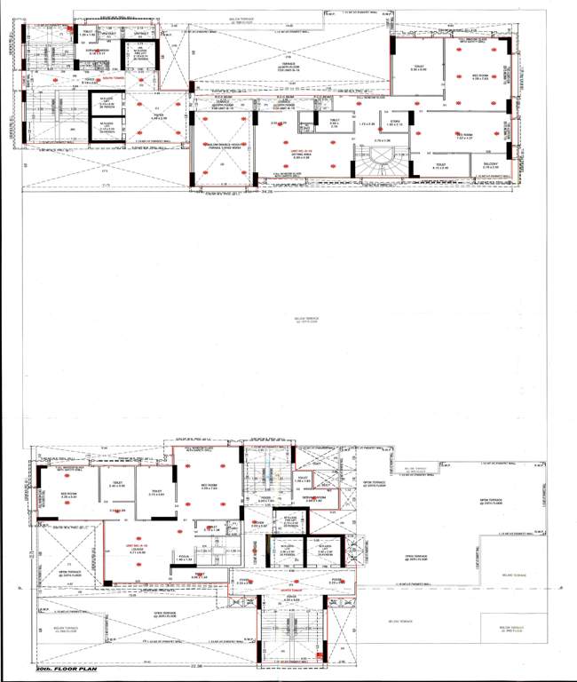  the storeys golf coast B Cluster Plan for 20th Floor