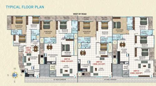  sai-krupa-pride Sai Krupa Pride Cluster Plan from 1st to 5th Floor