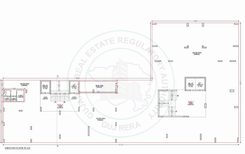  samarth 65 Block A,B Cluster Plan for ground Floor