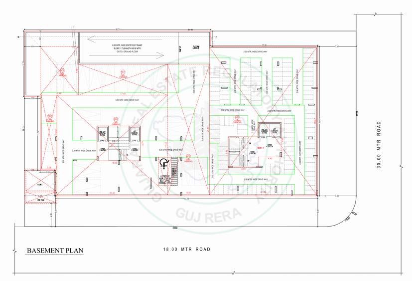  samarth 65 Block A Cluster Plan for basment plan