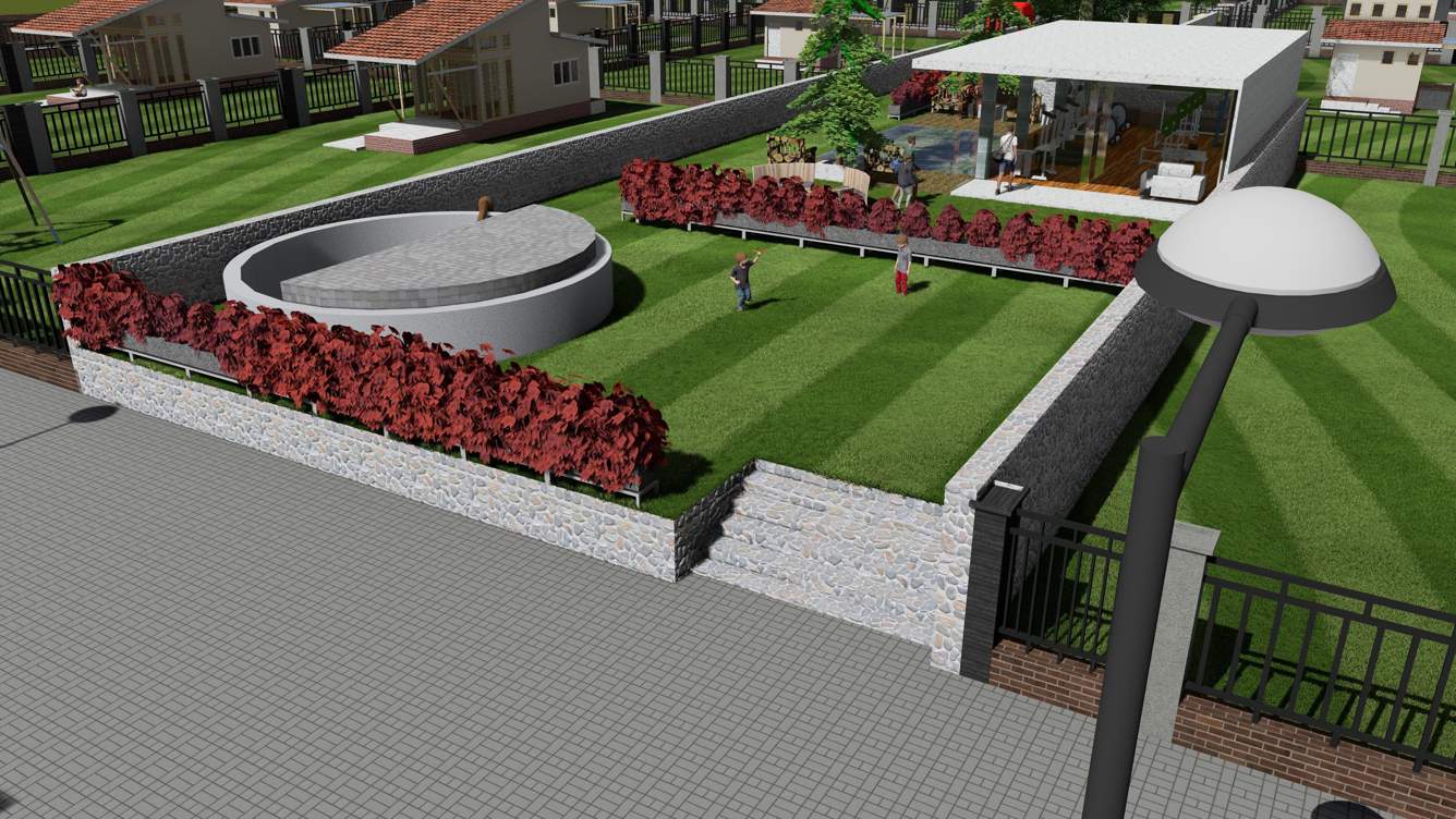  d khari village Landscape Garden and Tree Planting