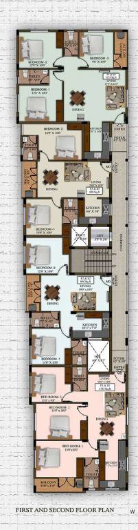  aura Aura Cluster Plan from 1st to 2nd Floor