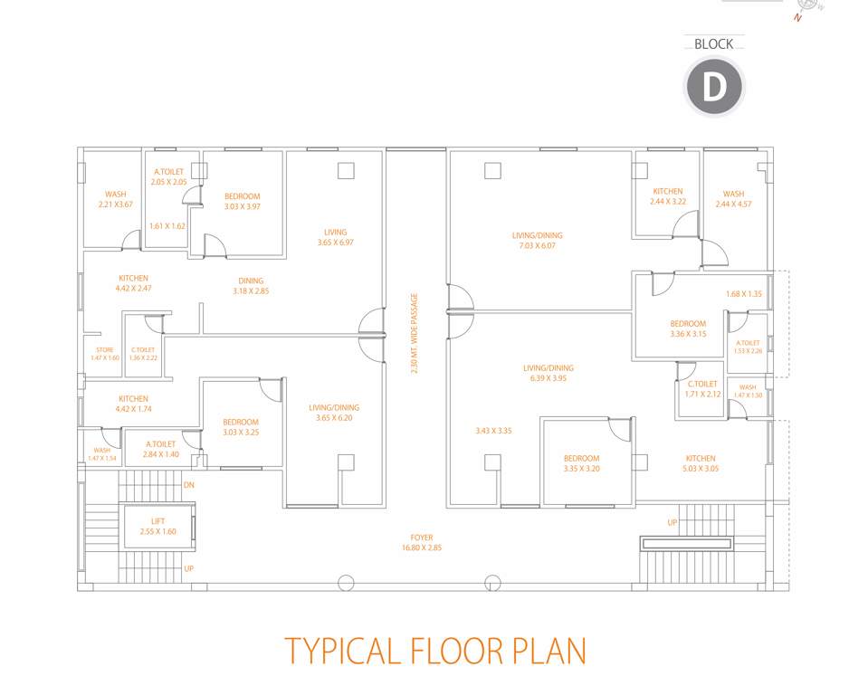  shayona sarvopari 2 Block D Cluster Plan from 1st to 2nd Floor