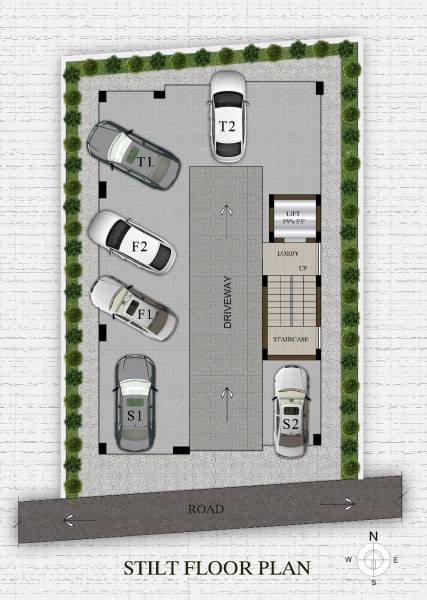  sucila Sucila Cluster Plan for stilt Floor