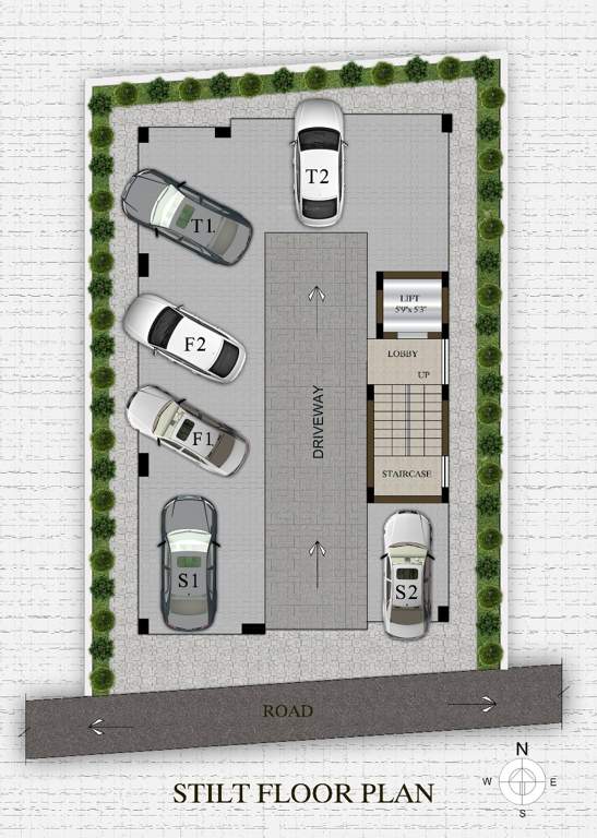  sucila Sucila Cluster Plan for stilt Floor