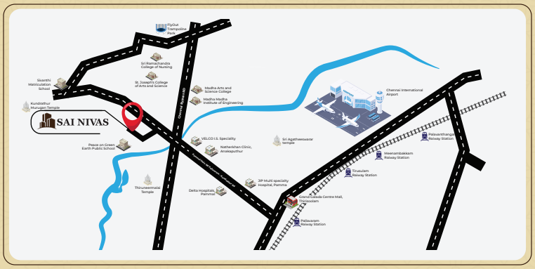  sai nivas Location Plan