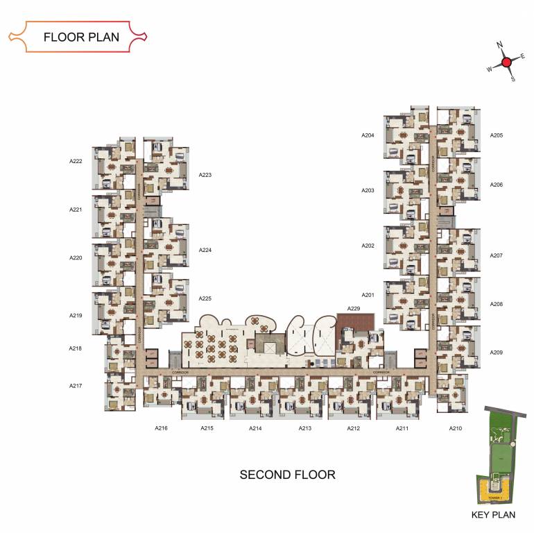  cheers Cheers Cluster Plan for 2nd Floor