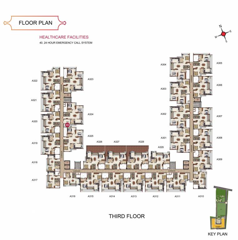  cheers Cheers Cluster Plan for 3rd Floor
