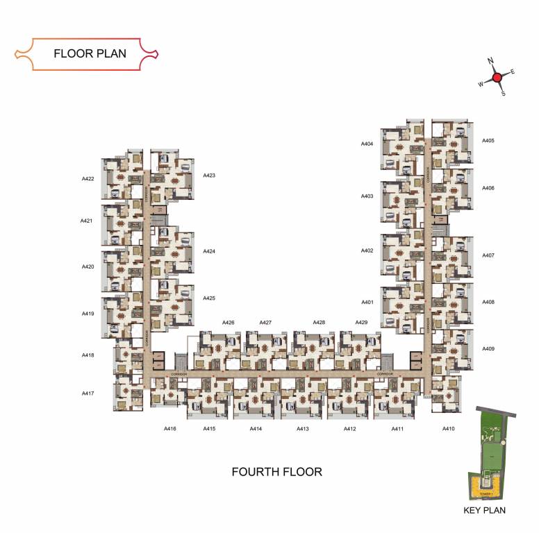  cheers Cheers Cluster Plan for 4th Floor