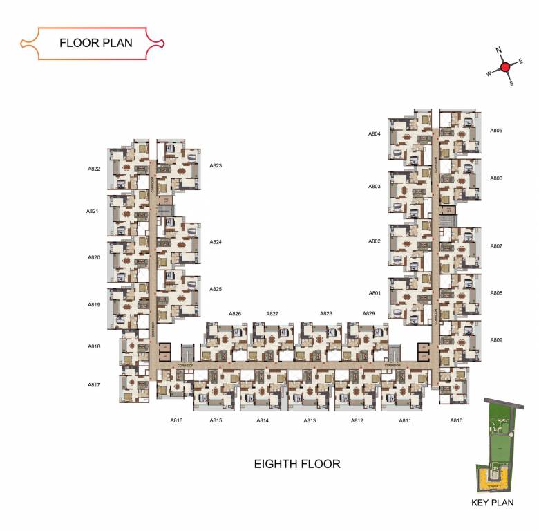  cheers Cheers Cluster Plan for 8th Floor