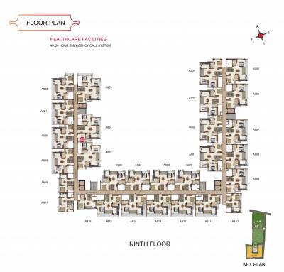  cheers Cheers Cluster Plan for 9th Floor
