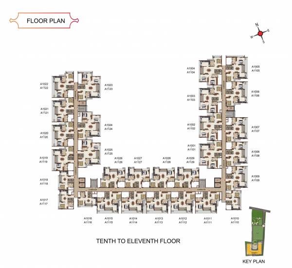  cheers Cheers Cluster Plan from 10th to 11th Floor