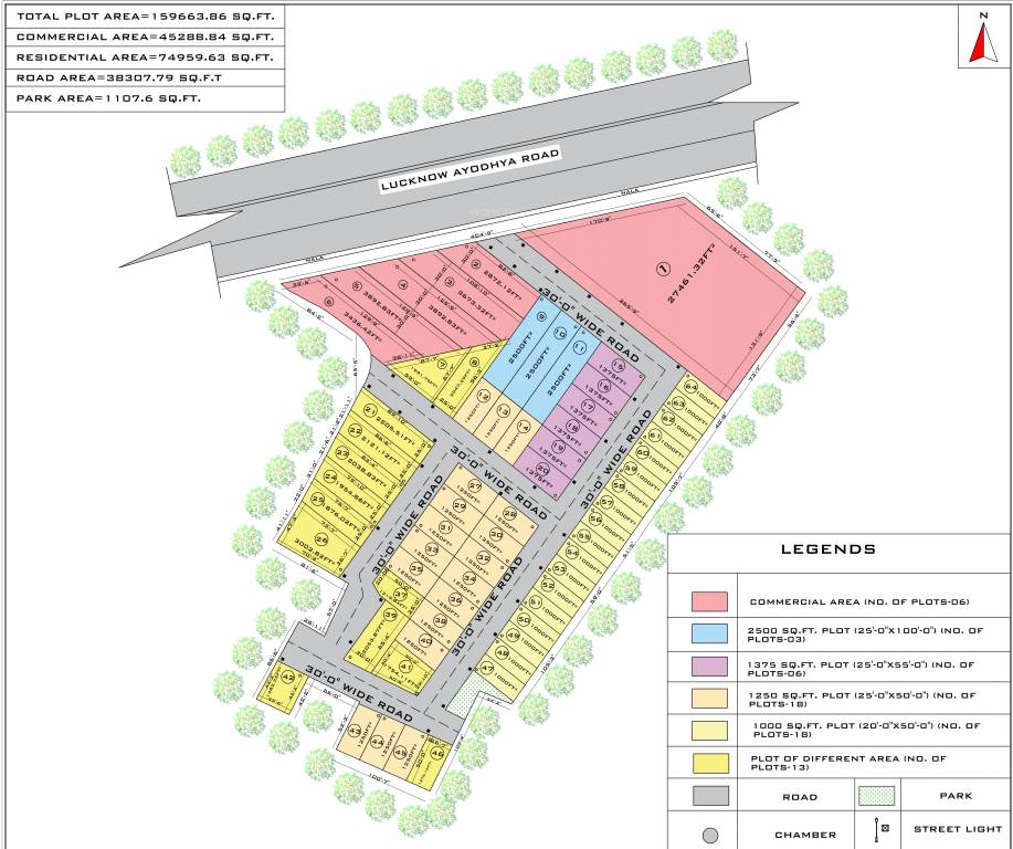  paradise Layout Plan