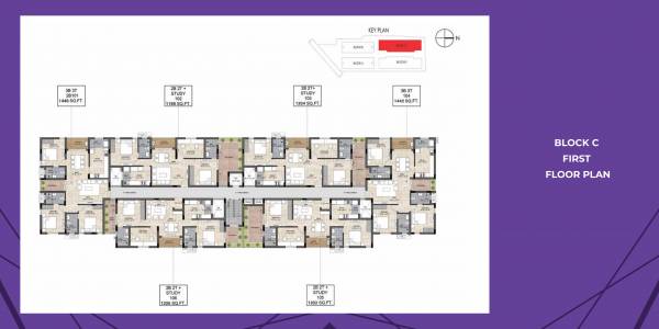  the-edge The Edge Block C Cluster Plan for 1st Floor