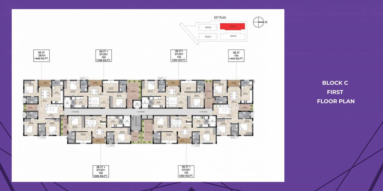  the edge The Edge Block C Cluster Plan for 1st Floor