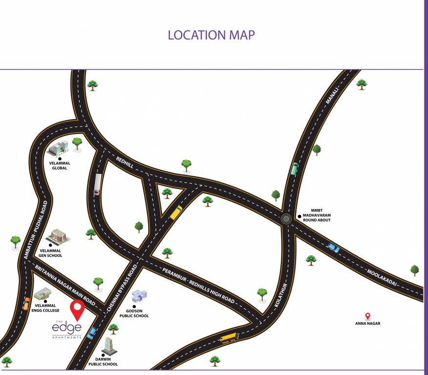  the edge Location Plan