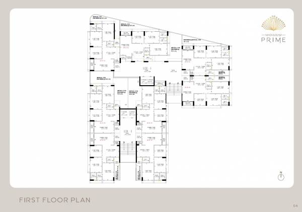  madhuram-prime A+B Cluster Plan for 1st Floor