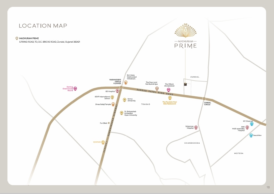  madhuram prime Location Plan