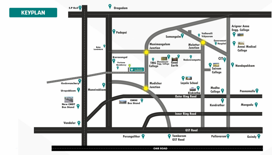  sv-nilayam-villas Location Plan