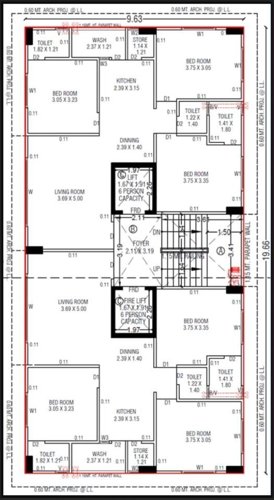  oxypark-dp-8 Oxypark DP 8 Cluster Plan from 1st to 7th Floor
