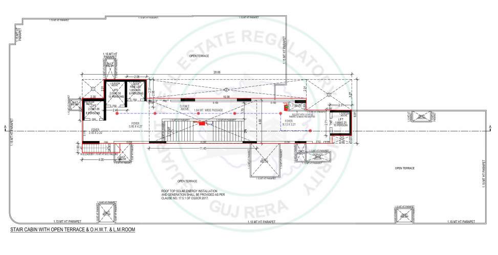  aurania Tower A Cluster Plan for Terrace Floor