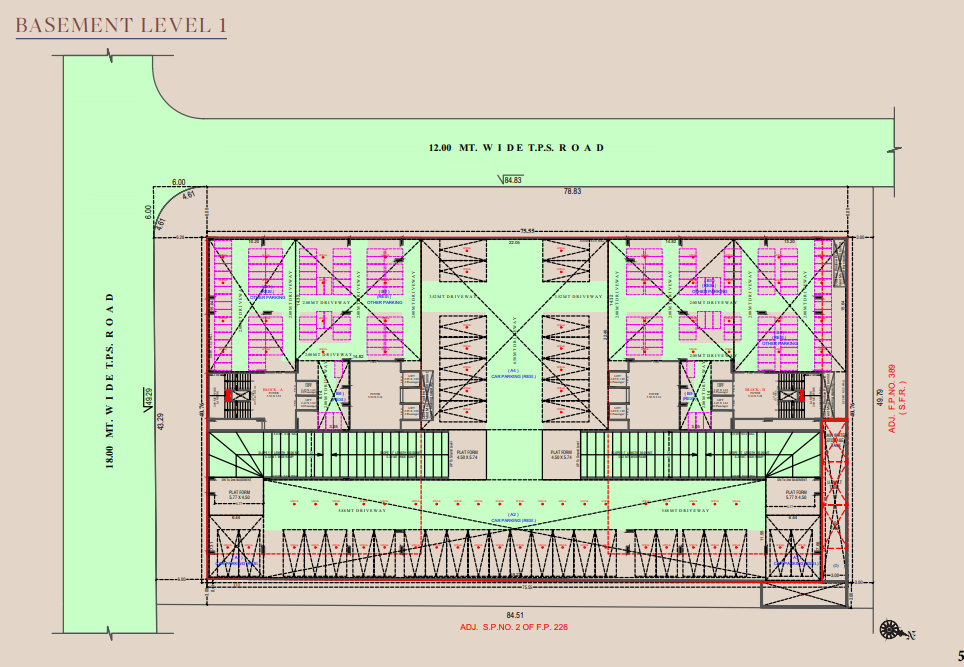  the opus Block A Cluster Plan for 1st Floor