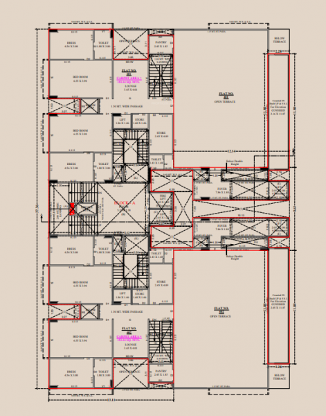  the-opus Block A Cluster Plan for 5th Floor