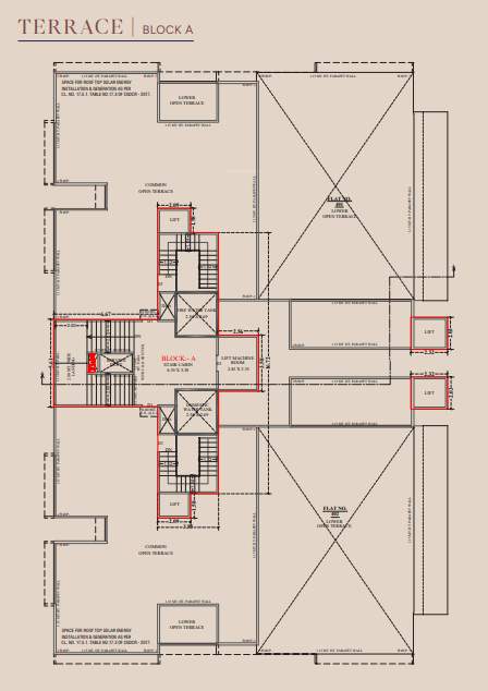  the opus Block A Cluster Plan for Terrace Floor