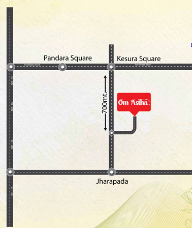  om-astha Location Plan