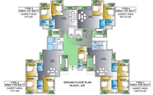  celebrity-medows Celebrity Medows Cluster Plan from 1st to 13th Floor
