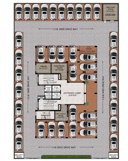  jai vignaharta co operative Jai Vignaharta Co Operative Cluster Plan for ground Floor