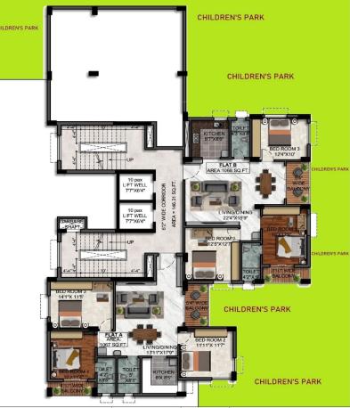  jai-vignaharta-co-operative Jai Vignaharta Co Operative Cluster Plan from 1st to 10th Floor