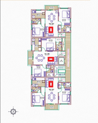  harmony-sruthi Harmony Sruthi Cluster Plan from 1st to 3rd Floor