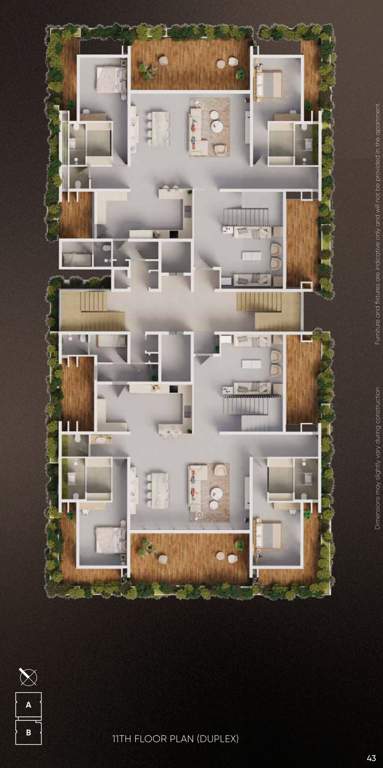 lalita Lalita Cluster Plan for 11th Floor