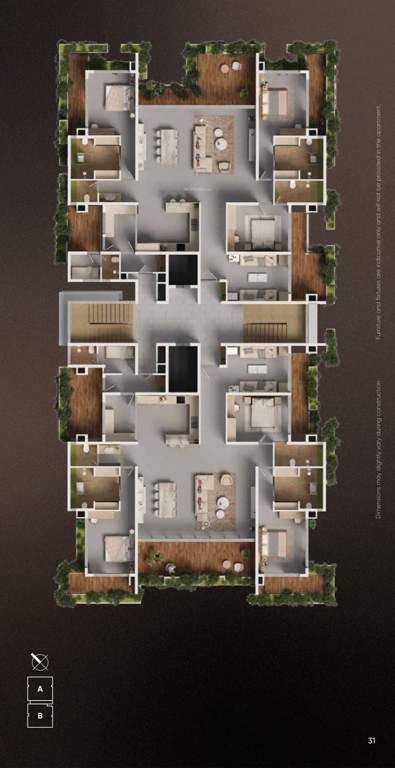 lalita Lalita Cluster Plan from 4th to 9th Floor