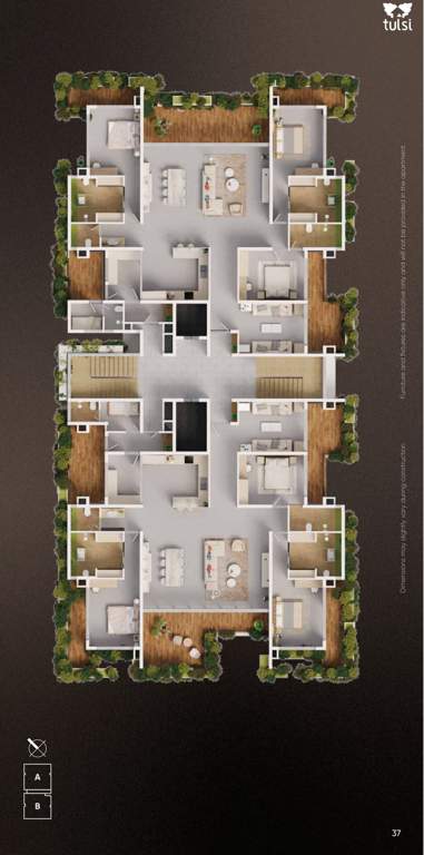 lalita Lalita Cluster Plan from 5th to 10th Floor
